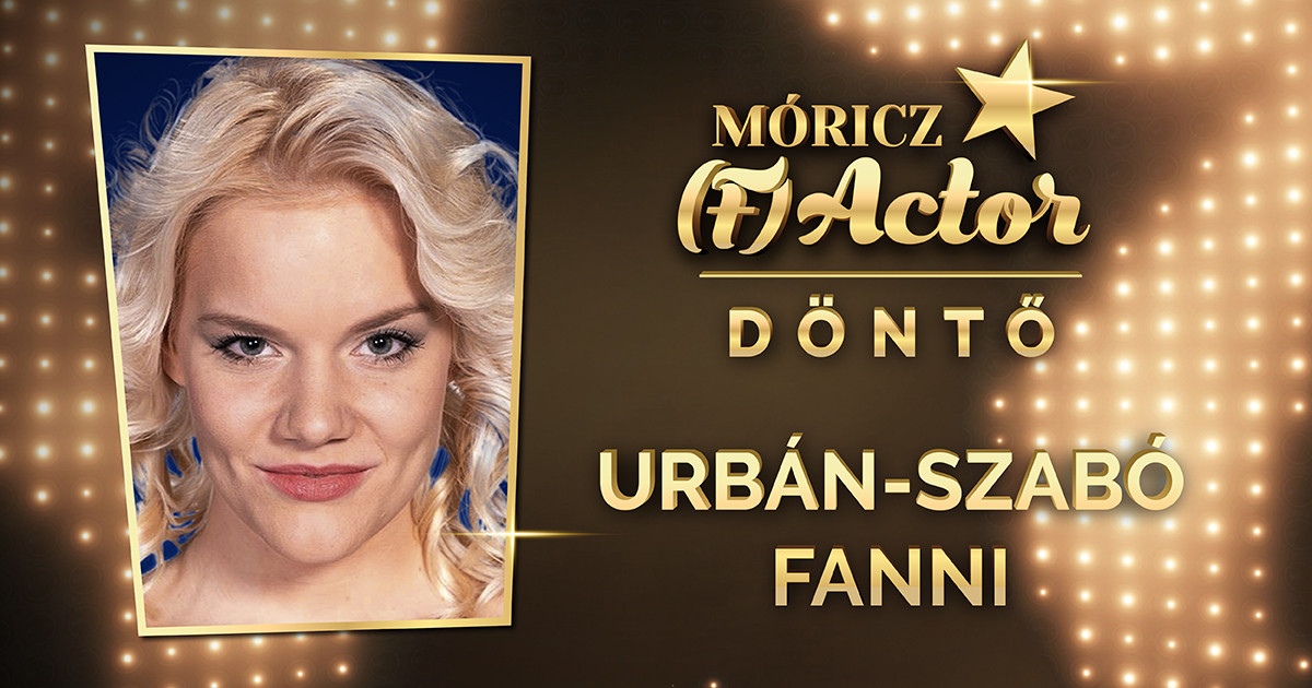 Ma este a Móricz-(F)Actor döntőjében Urbán-Szabó Fanni!