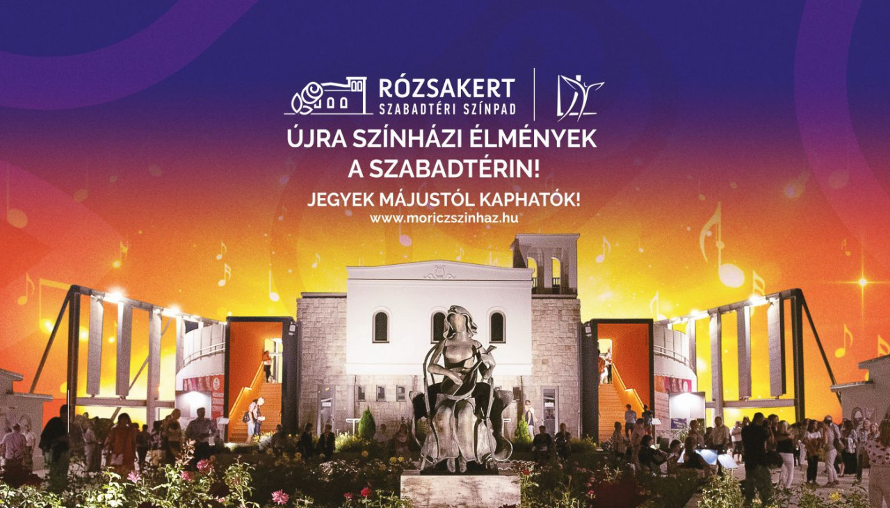 Rózsakert Szabadtéri Színpad 2021 - Színházi élmények ismét, együtt!
