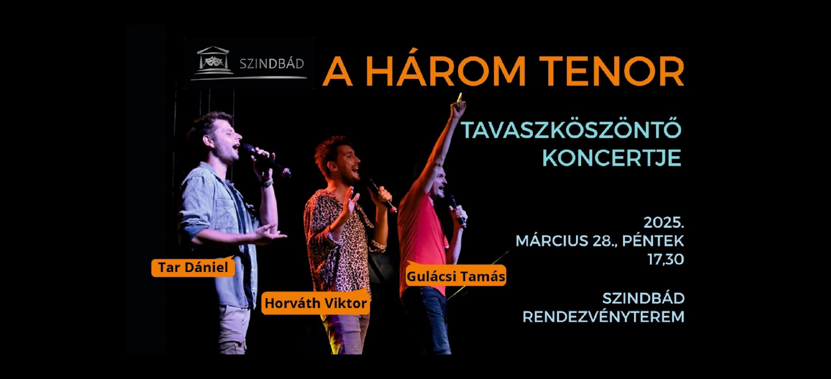 A három tenor tavaszköszöntő koncertje