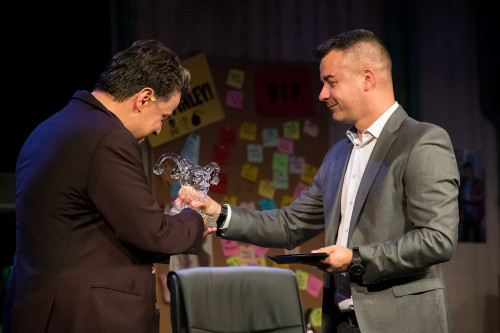 Átadták a Pedrolino-díjat tegnap este a Játékszínben