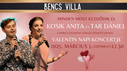 Elmarad Kosik Anita és Tar Dániel holnapi koncertje a Bencs Villában